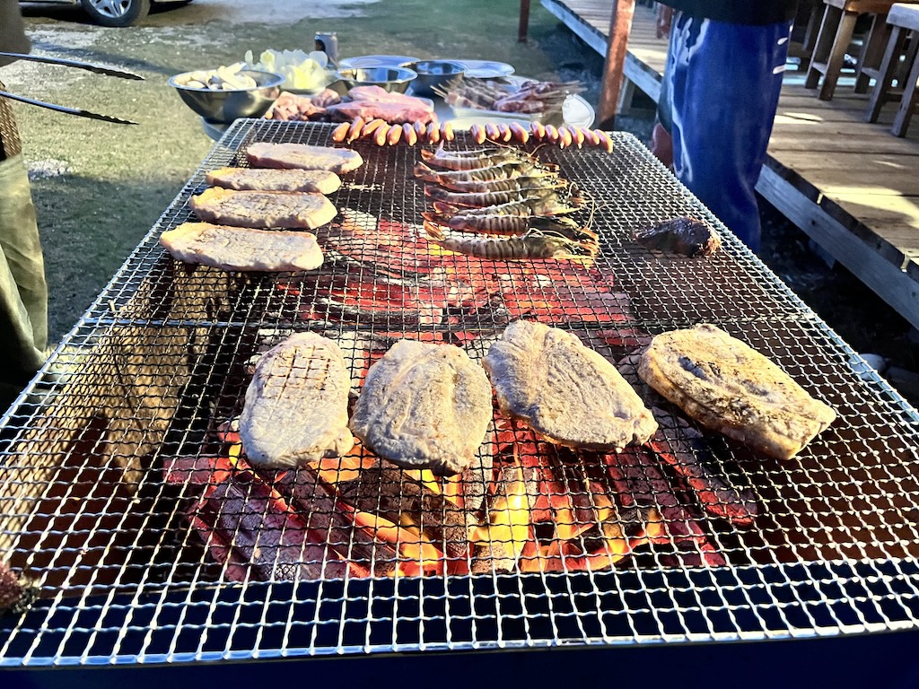 黒島　バーベキュー　しま宿南来