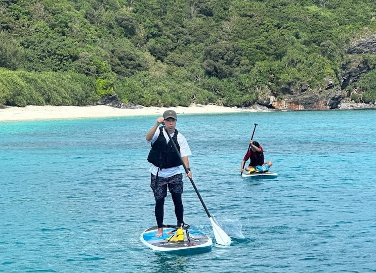 沖縄 座間味島 SUP 旅道楽たかしゅん合同会社