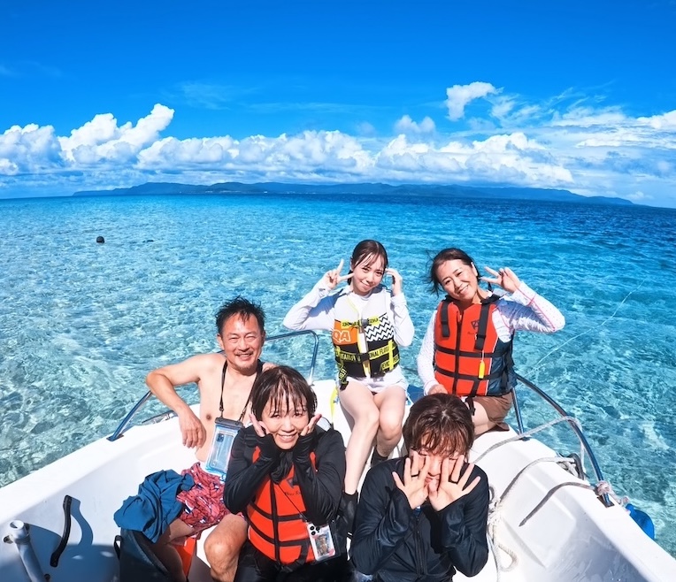沖縄　黒島　ボートシュノーケル　旅道楽たかしゅん合同会社